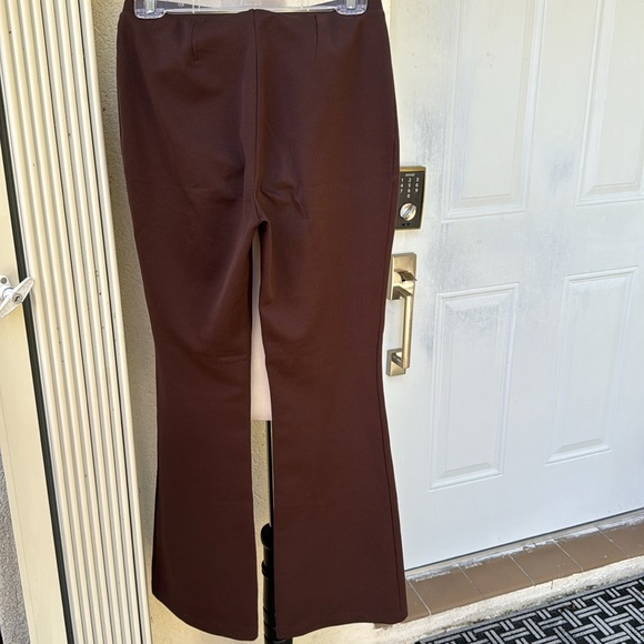 Express Pants - EXPRESS. Extreme Flare Brown Pants, Size S-Regular.